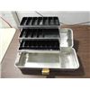 Image 2 : VINTAGE QUALITY ALUMINUM UMCO FISHING TACKLE BOX