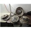 Image 1 : LOT 26 VINTAGE FORD HUBCAPS: GALAXIE 500, (2) &