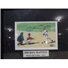 Image 2 : 11X9 FRAMED BASEBALL PHOTO AUTOGRAPH MICKEY MANTLE