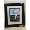 Image 1 : 14X17 FRAME BASEBALL PHOTO AUTOGRAPH MICKEY MANTLE