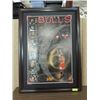 Image 1 : 32X44 FRAMED BASKETBALL POSTER AUTOGRAPH JORDAN