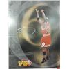 Image 2 : 32X44 FRAMED BASKETBALL POSTER AUTOGRAPH JORDAN
