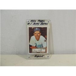 REPRINT 1952 TOPPS #1 BASEBALL CARD ANDY PAFKO