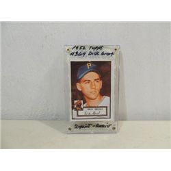 REPRINT 1952 TOPPS #369 BASEBALL CARD DICK GROAT