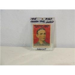 REPRINT 1915 CRACKER JACK #167 BASEBALL GRIFFITH