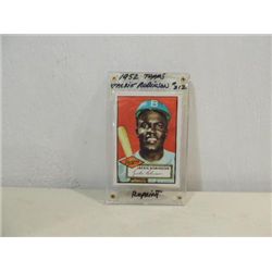 REPRINT 1952 TOPPS #312 BASEBALL CARD ROBINSON