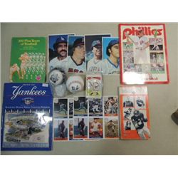 LOT 11 VARIOUS SPORTS COLLECTIBLES: 1980 FAMOUS
