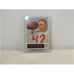 1965 PHILADELPHIA #163 FOOTBALL CARD JOHNSON.