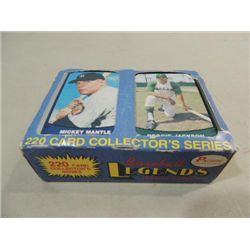 1989 PACIFIC BASEBALL LEGENDS TRADING CARDS SET.