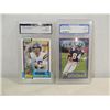 Image 1 : LOT 2 GRADED FOOTBALL CARDS: 2000 IMPACT #94