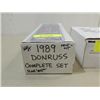 Image 2 : 1989 DONRUSS BASEBALL PLAYER CARDS BUILT SET &