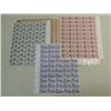 Image 1 : LOT 8 FULL U.S. POSTAL MINT STAMP SHEETS 1940S