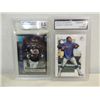 Image 1 : LOT 2 GRADED VIKING FOOTBALL PLAYER CARDS: 2000 SP