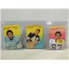 Image 1 : LOT 3 1970 TOPPS #8, 14, 17 OF 33 FOOTBALL CARDS