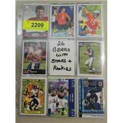 LOT 26 ASSORTED CHICAGO BEARS FOOTBALL PLAYER CARD