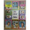 Image 1 : LOT 26 1975 TOPPS BASEBALL PLAYER CARDS