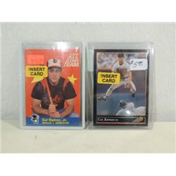 LOT 2 CAL RIPKEN 1986 FLEER & 1992 LEAF CARDS