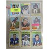 Image 1 : LOT 18 TOPPS 1972 TO 76 VIKINGS FOOTBALL CARDS