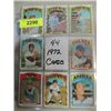 Image 1 : LOT 44 1972 TOPPS ASSORTED BASEBALL PLAYER CARDS