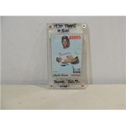 1970 TOPPS #500 BASEBALL PLAYER CARD HANK AARON