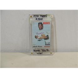 1970 TOPPS #500 BASEBALL PLAYER CARD HANK AARON