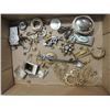 Image 1 : VINTAGE BOX LOT MENS & WOMENS JEWELRY: RHINESTONE
