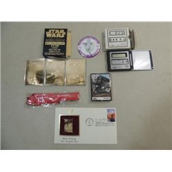 LOT 6 ASSORTED COLLECTIBLES: 1992 BIKER SCENE CARD