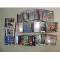 LOT 32 ASSORTED MUSIC CD'S: COUNTRY, ROCK N ROLL,