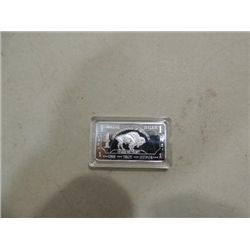 GERMAN SILVER 1 OUNCE BISON BAR