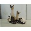 Image 1 : VINTAGE 1958 LANE CO CERAMIC SIAMESE CATS