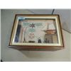 Image 2 : 16X12X8 WOOD NAUTICAL THEME STORAGE BOX, FLIP TOP