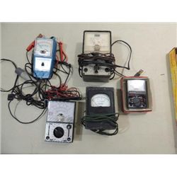 LOT 5 ELECTRICAL EQUIPMENT: VOLT AMP TEST METERS