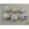 Image 1 : LOT 6 SIGNED BASEBALLS: 5 ARE FACSMILIE SIGNATURES