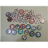 Image 1 : LOT 31 SPORT POKER CHIPS: 18 2005 TOPPS BASKETBALL