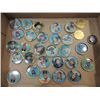 Image 1 : LOT 31 1989 TOPPS METAL BASEBALL PLAYER DISCS