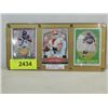 Image 1 : LOT 3 ROOKIE FOOTBALL CARDS: (2) ADRIAN PETERSON,