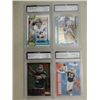 Image 1 : LOT 4 GRADED FGS FOOTBALL PLAYER CARDS: 1990 RICH