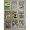 Image 1 : LOT 17 1986 TOPPS 1000 YARD RUSHER FOOTBALL CARDS:
