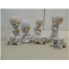 Image 1 : LOT 9 1986 PRECIOUS MOMENTS NATIVITY SCENE FIGURES