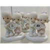 Image 3 : LOT 4 1981-83 PRECIOUS MOMENTS PORCELAIN FIGURINES