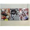 Image 1 : LOT 3 8X10 FOOTBALL PHOTO AUTOGRAPH E.J. JUNIOR,