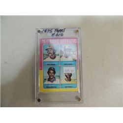 1975 TOPPS #616 BASEBALL ROOKIE OUTFIELDERS CARD