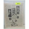 Image 1 : 1917 LESLIE'S WEEKLY NEWSPAPER BASEBALL WAGNER