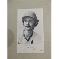JOHN DENNY SIGNATURE AUTOGRAPH  ON PHOTO CARD