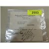 Image 1 : SATCHEL PAIGE SIGNATURE AUOTGRAPH ON DOCUMENT