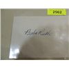 Image 1 : BABE RUTH CUT SIGNATURE AUTOGRAPH NO COA