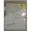 Image 1 : BABE RUTH SIGNATURE AUTOGRAPH ON DOCUMENT NO COA
