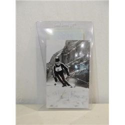 NANCY GREENE SIGNATURE AUTOGRAPH ON PHOTO CARD
