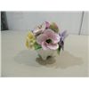 Image 1 : VINTAGE STAFFORDSHIRE BONE CHINA FLORAL BOWL.