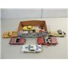 Image 1 : LOT 7 VINTAGE PLASTIC MODEL CARS ASSEMBLED:
